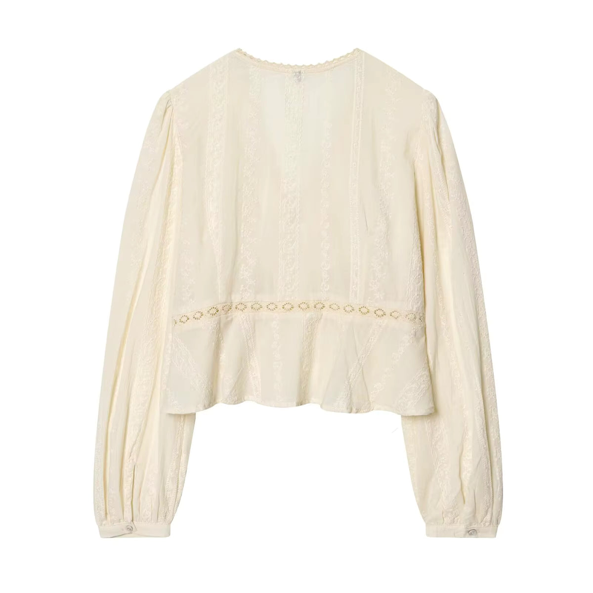 Top Vintage Années 30 Beige