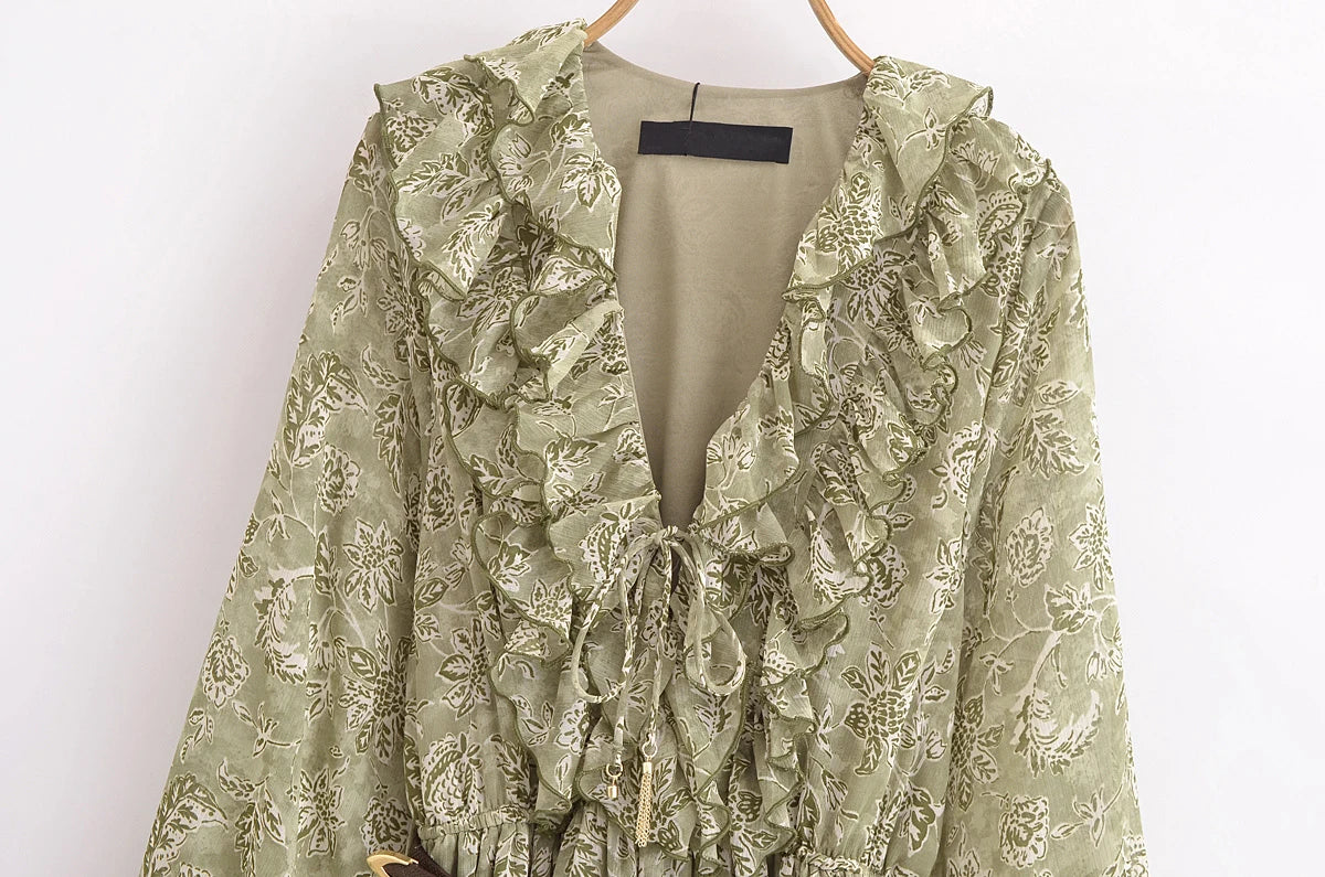 Robe Années 40 Printemps