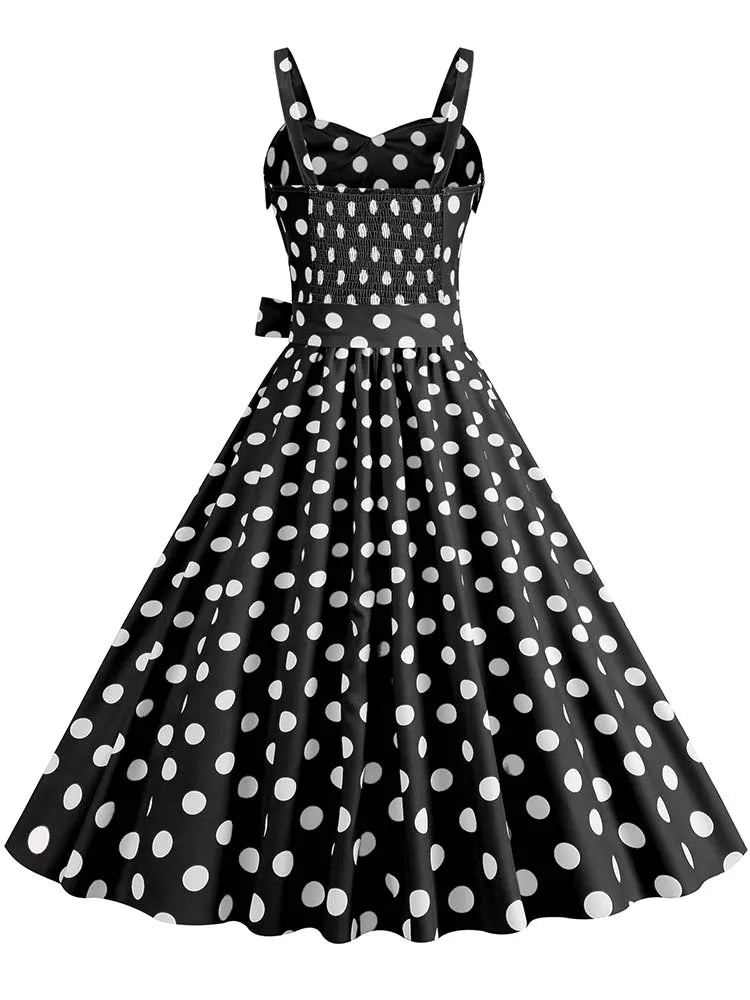 Robe avec Noeud Année 50