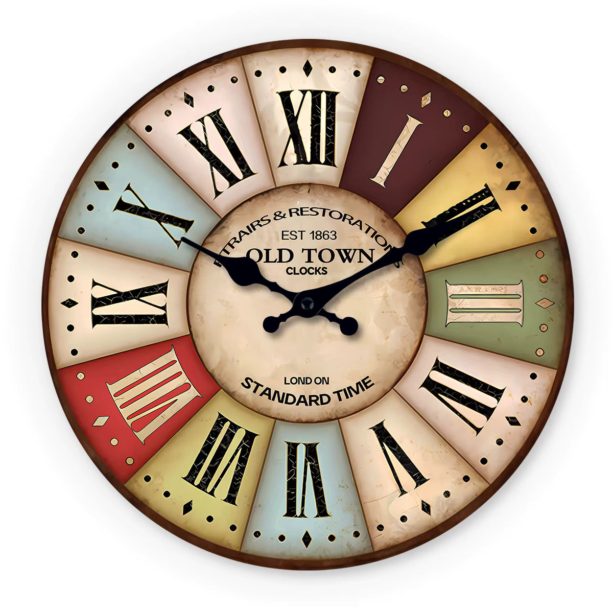 Petite Horloge Murale Vintage Restauration