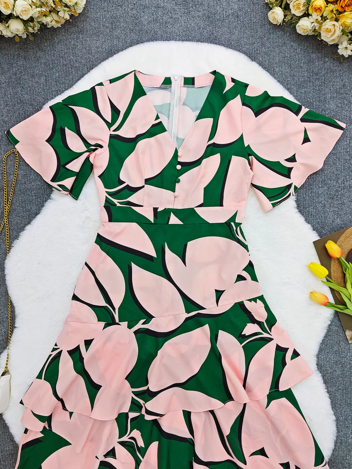 Robe Vintage Années 40 Coton