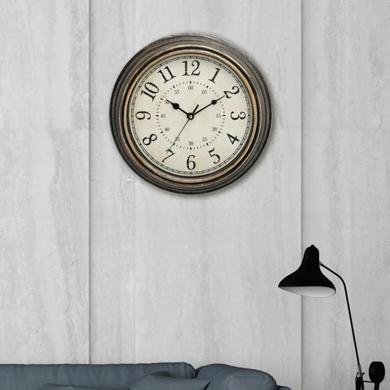 Horloge Murale Chiffre Romain Style Vintage