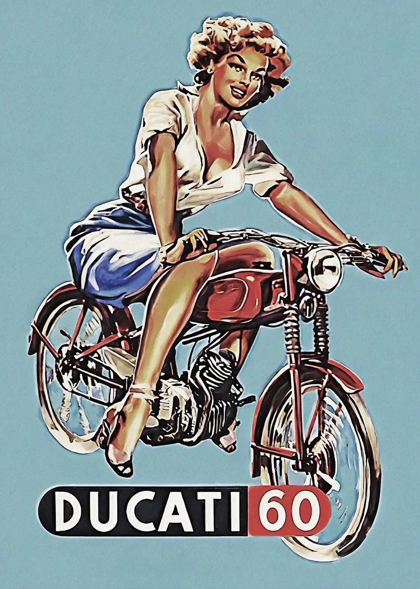 Affiche Publicitaire Vintage Femme - Louise Vintage