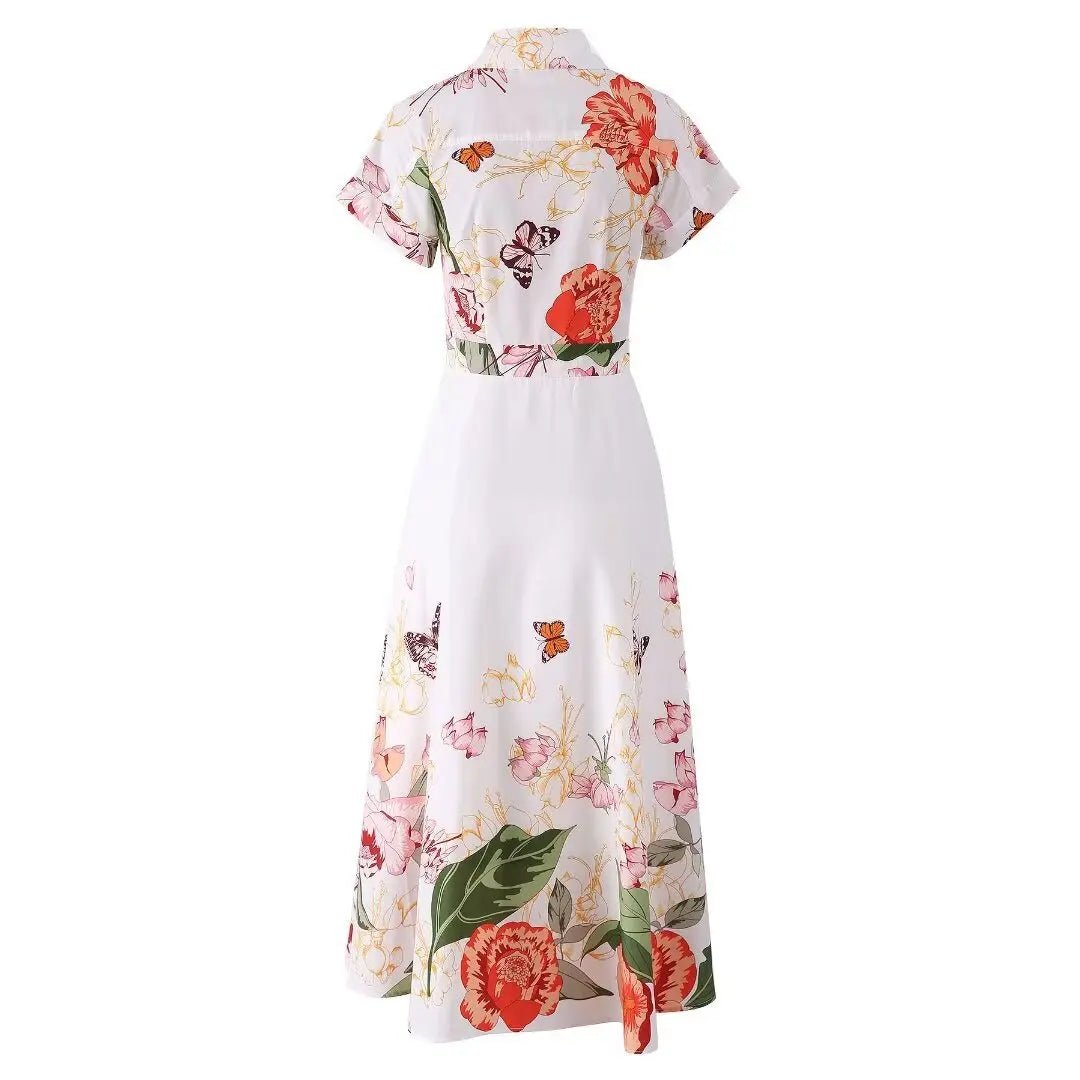 Années 40 Robe Vintage Fleurie - Louise Vintage