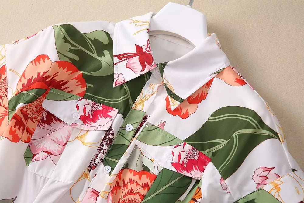 Années 40 Robe Vintage Fleurie - Louise Vintage