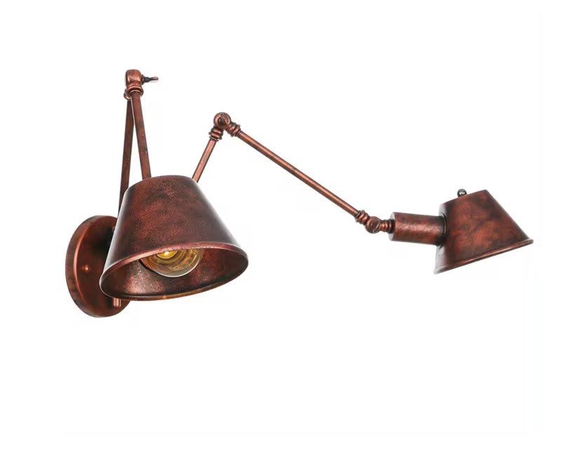 Applique Murale Salon Vintage 2 Ampoules Cuivre - Louise Vintage