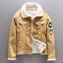 Blouson Aviateur Américain Seconde Guerre Mondiale Beige - Louise Vintage