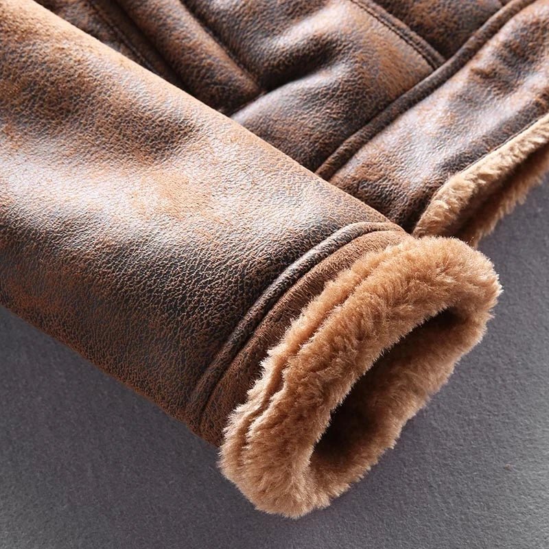 Blouson Aviateur Américain Seconde Guerre Mondiale Marron - Louise Vintage
