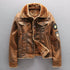 Blouson Aviateur Américain Seconde Guerre Mondiale Marron - Louise Vintage