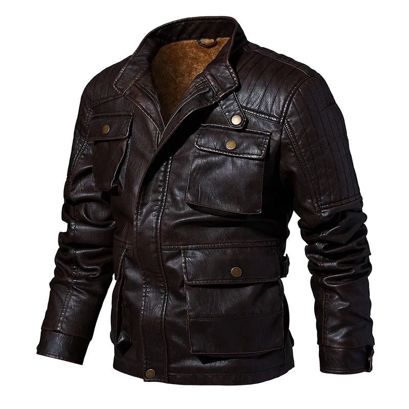 Blouson Aviateur Avec Maxi Poches Homme - Louise Vintage