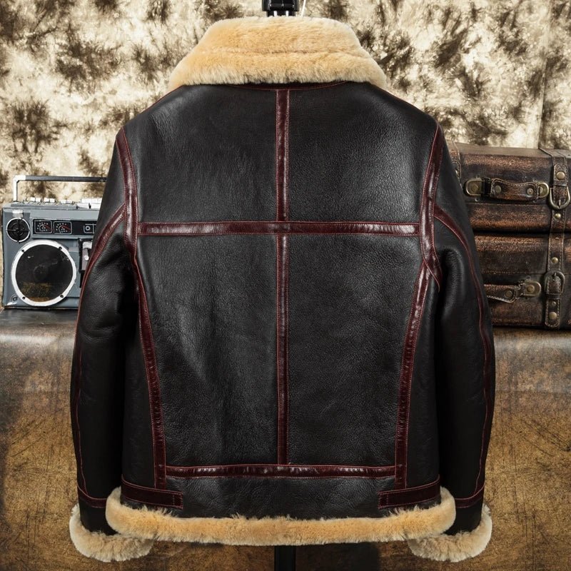 Blouson Aviateur Cuir Mouton - Louise Vintage