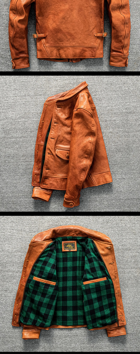 Blouson Aviateur Cuir Vintage - Louise Vintage