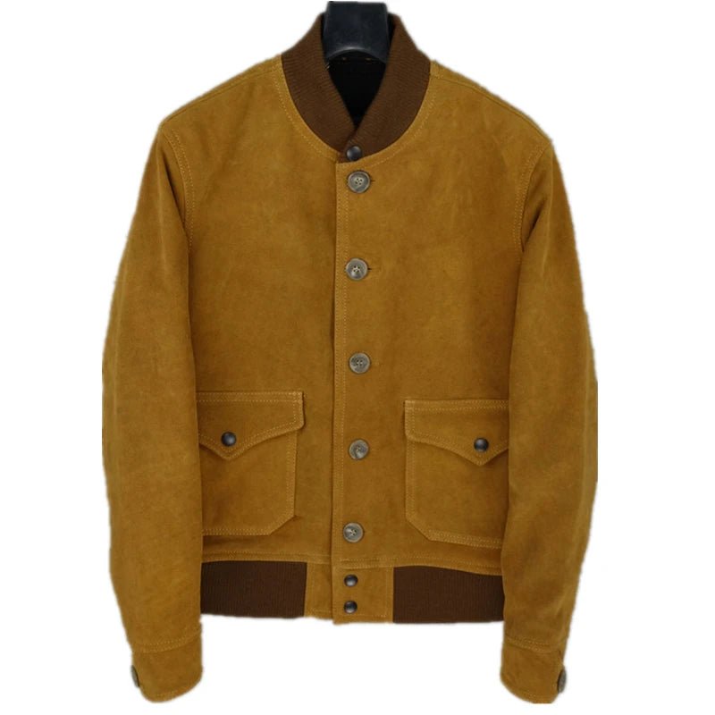 Blouson Aviateur Daim Homme - Louise Vintage