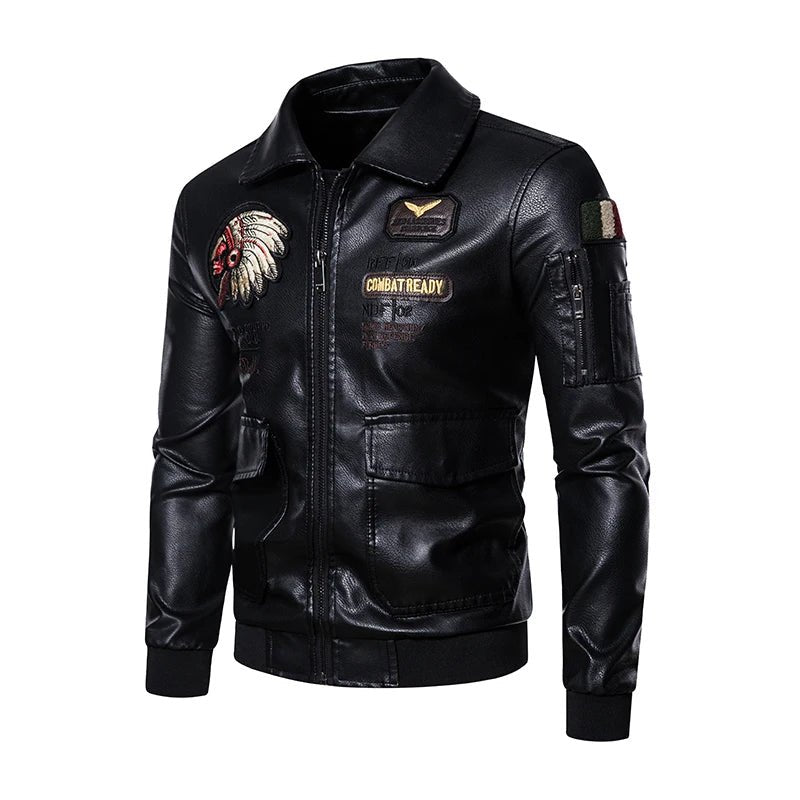 Blouson Aviateur Effet Neoprene Souple - Louise Vintage