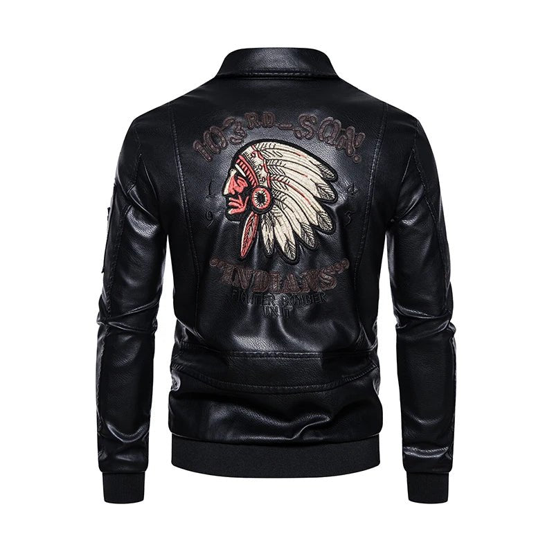 Blouson Aviateur Effet Neoprene Souple - Louise Vintage