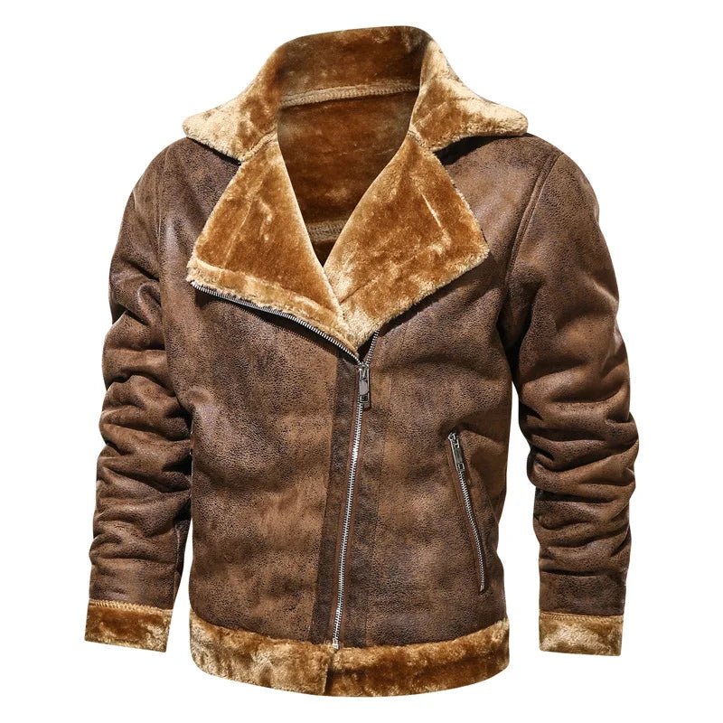 Blouson Aviateur en Daim Homme - Louise Vintage