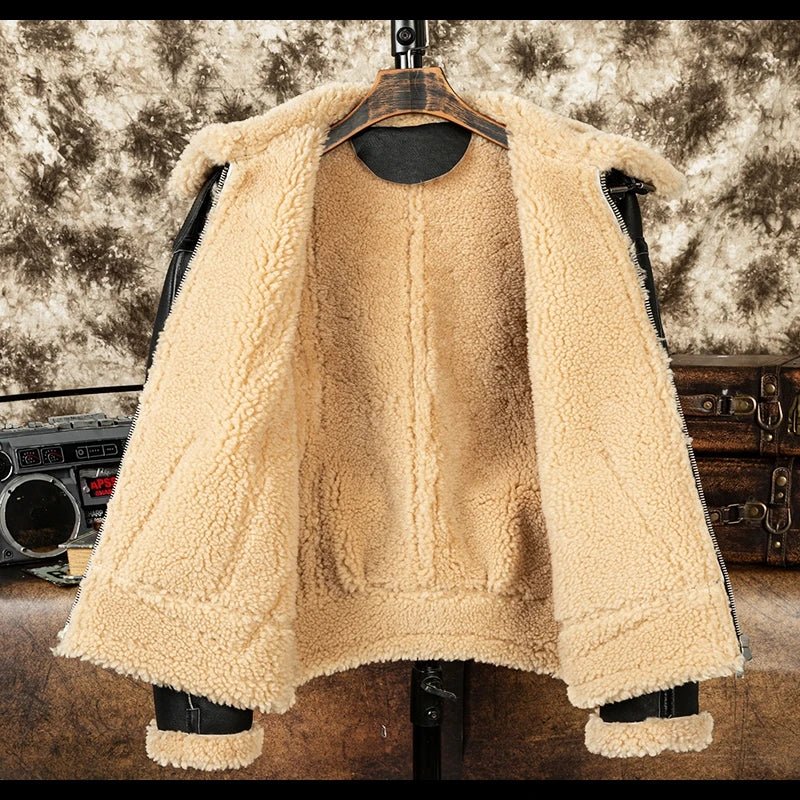 Blouson Aviateur Homme en Cuir - Louise Vintage