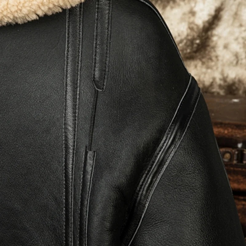 Blouson Aviateur Homme en Cuir - Louise Vintage