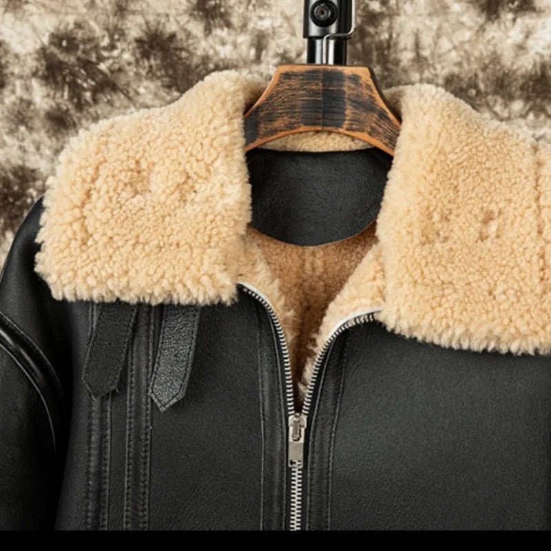 Blouson Aviateur Homme en Cuir - Louise Vintage