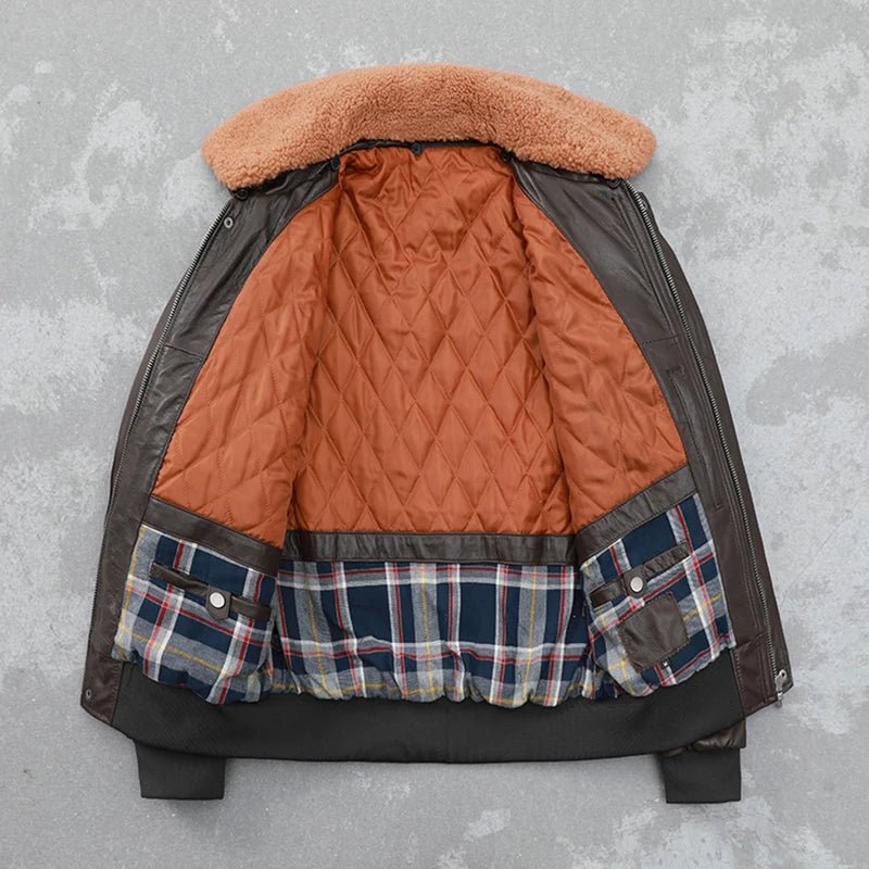 Blouson Aviateur Mouton - Louise Vintage