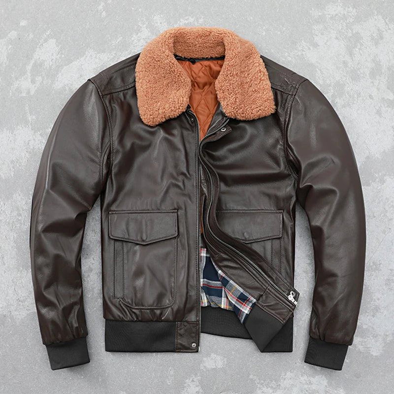 Blouson Aviateur Mouton - Louise Vintage
