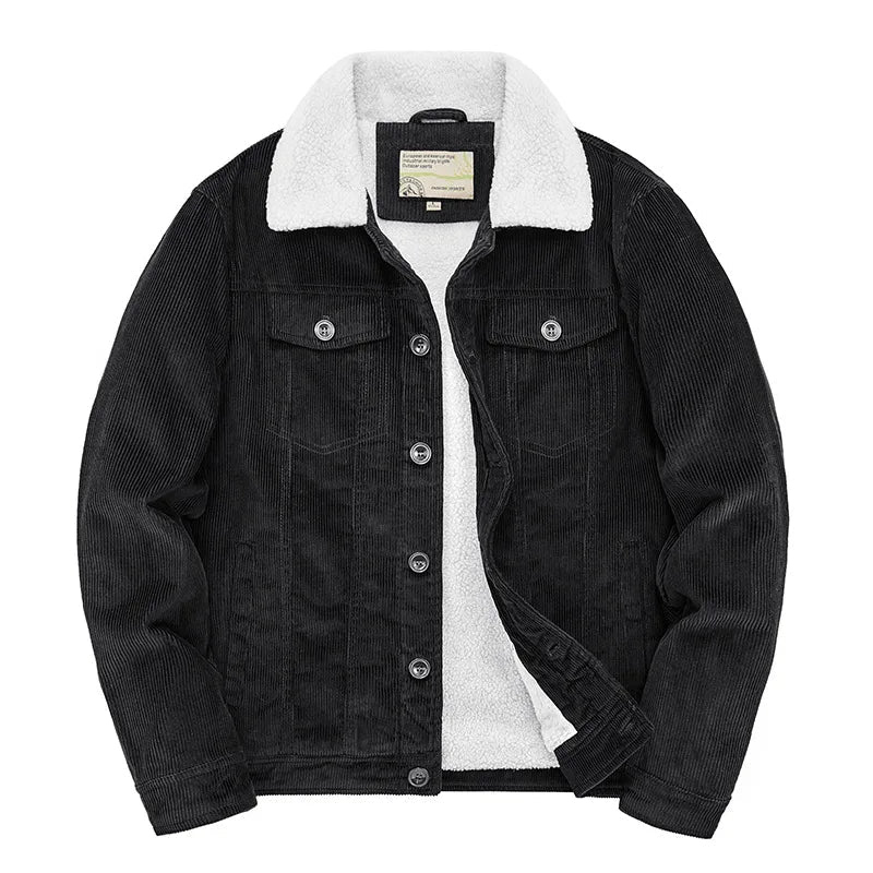 Blouson Aviateur Noir et Blanc - Louise Vintage