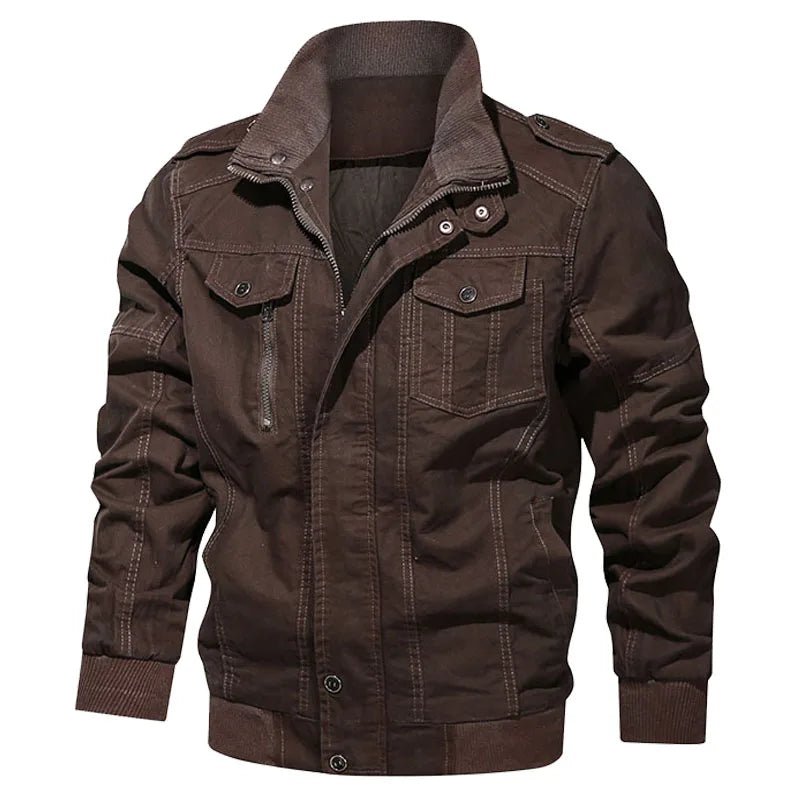 Blouson Aviateur Vintage Homme Bordeaux - Louise Vintage