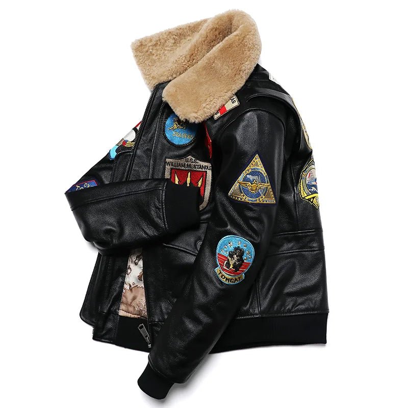 Blouson Cuir Aviateur Armée de l&