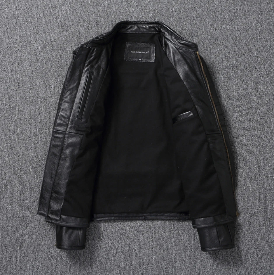 Blouson Cuir Aviateur Bombardier - Louise Vintage