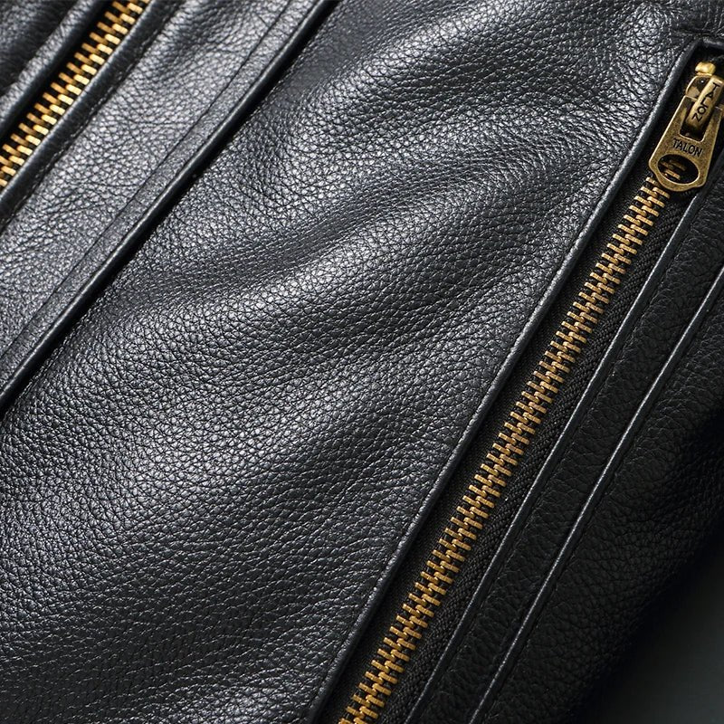 Blouson Cuir Aviateur Bombardier - Louise Vintage