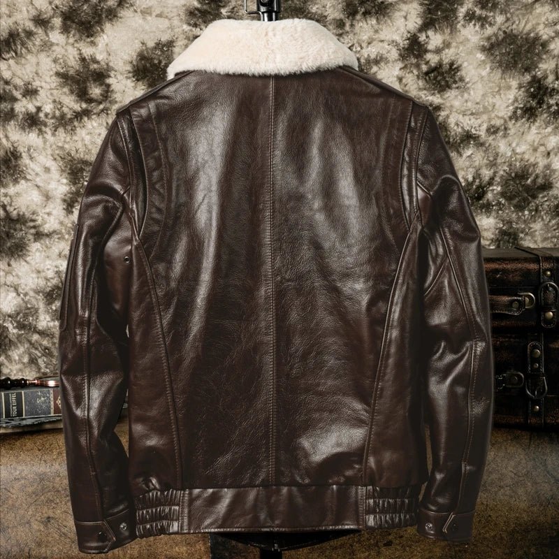 Blouson Cuir Aviateur Top Gun - Louise Vintage