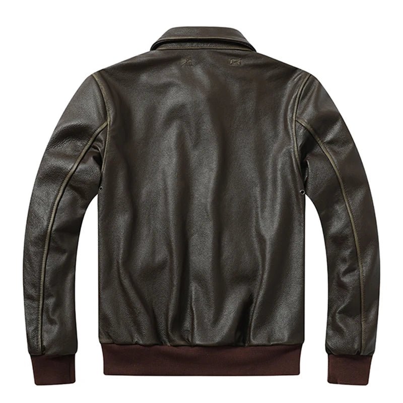 Blouson Cuir Bombardier Aviateur - Louise Vintage