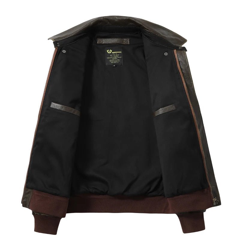 Blouson Cuir Bombardier Aviateur - Louise Vintage