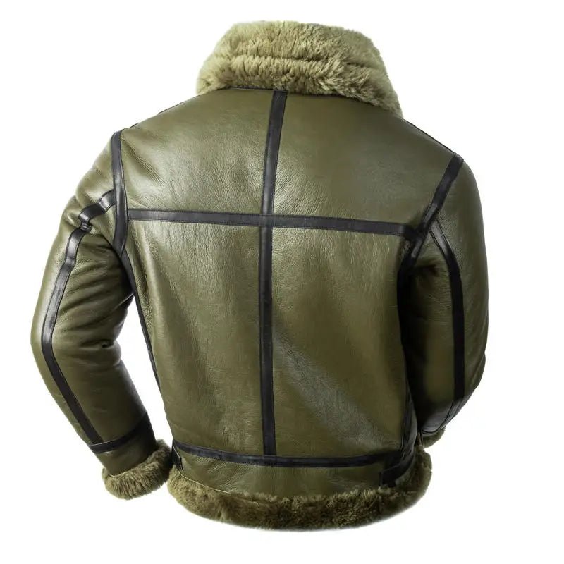 Blouson en Cuir Style Aviateur - Louise Vintage