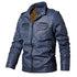 Blouson Homme Aviateur Bleu - Louise Vintage