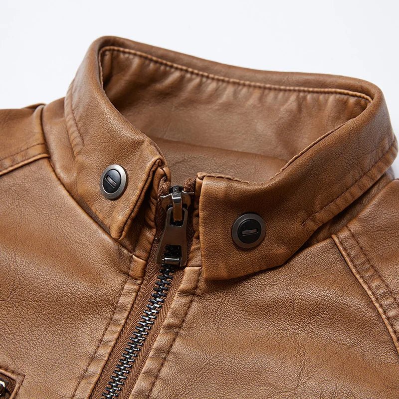 Blouson Homme Aviateur Marron - Louise Vintage