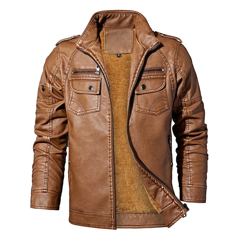 Blouson Homme Aviateur Marron - Louise Vintage
