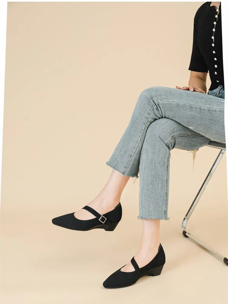 Chaussures Vintage Moderne Noires - Louise Vintage