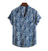 Chemise Col Vintage Bleu - Louise Vintage
