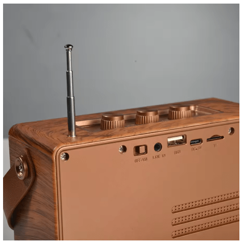 Enceinte sans fil vintage marron - Louise Vintage