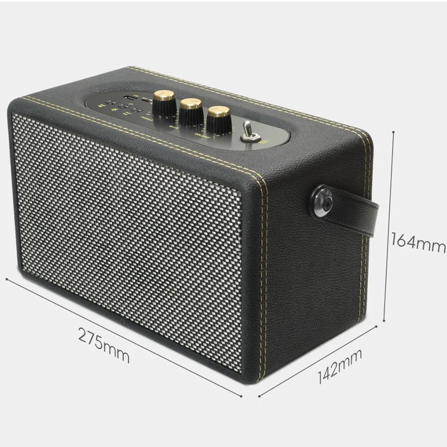 Enceinte sans Fil vintage noire - Louise Vintage
