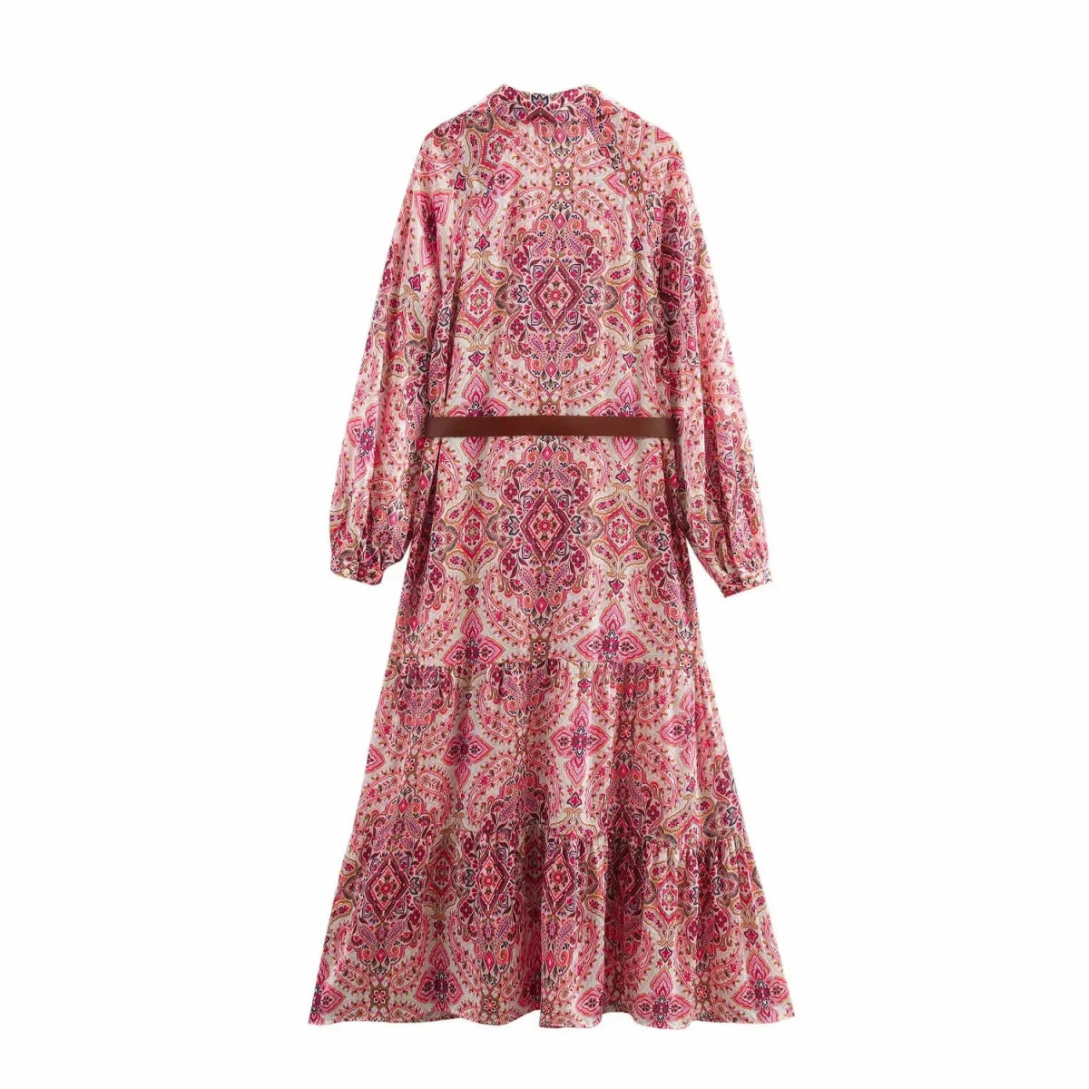 Femme Robe Année 70 Vintage Mi Longue - Louise Vintage