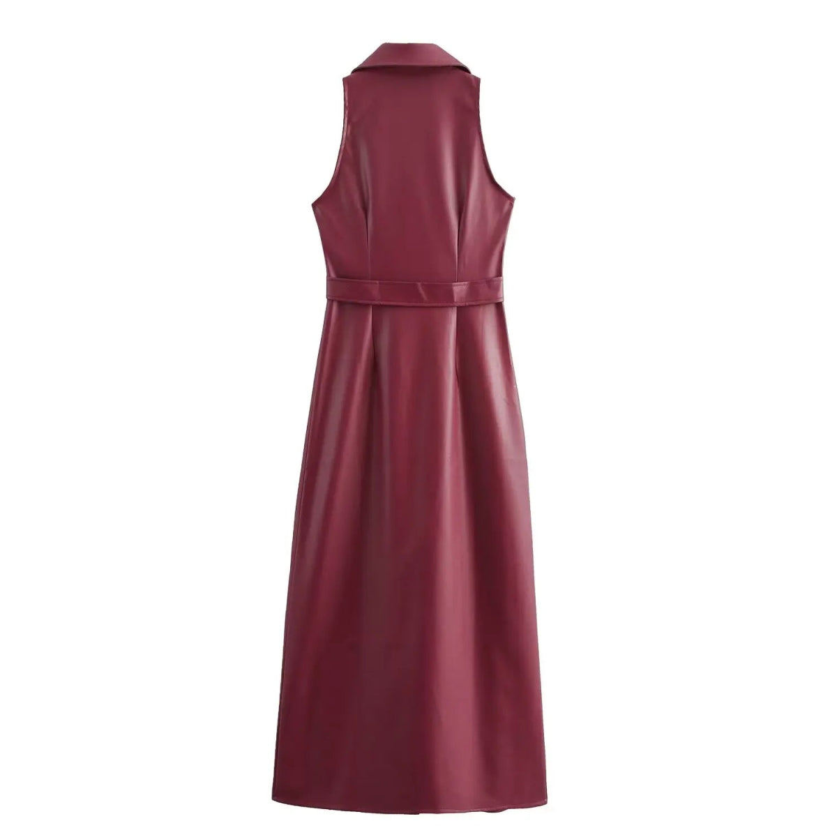 Femme Robe Année 70 Vintage Rouge - Louise Vintage