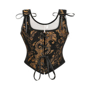 Haut Vintage Bustier Noir