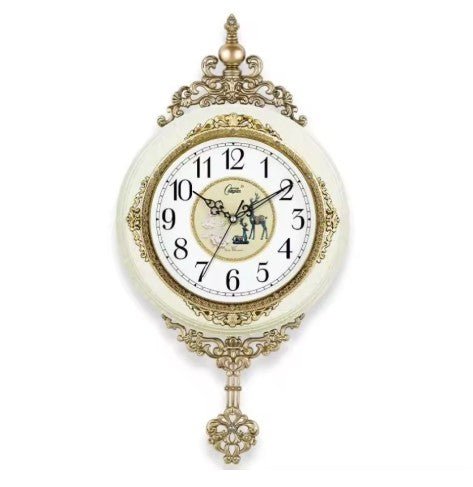 Horloge Murale Blanche Vintage - Louise Vintage