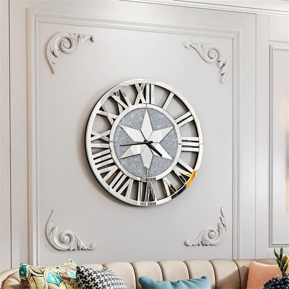 Horloge Murale Géante Vintage Antiquité - Louise Vintage