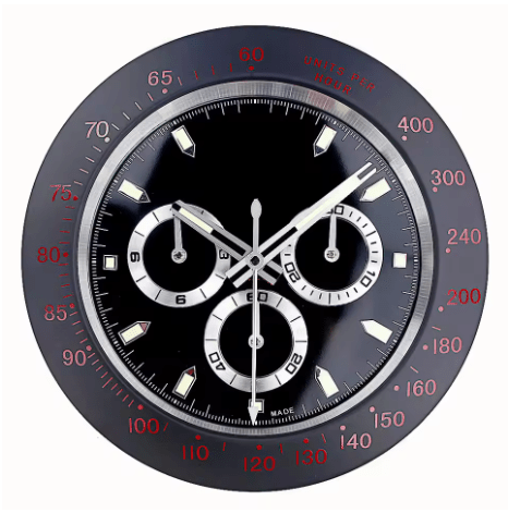 Horloge Murale Vintage Montre Chrono - Louise Vintage