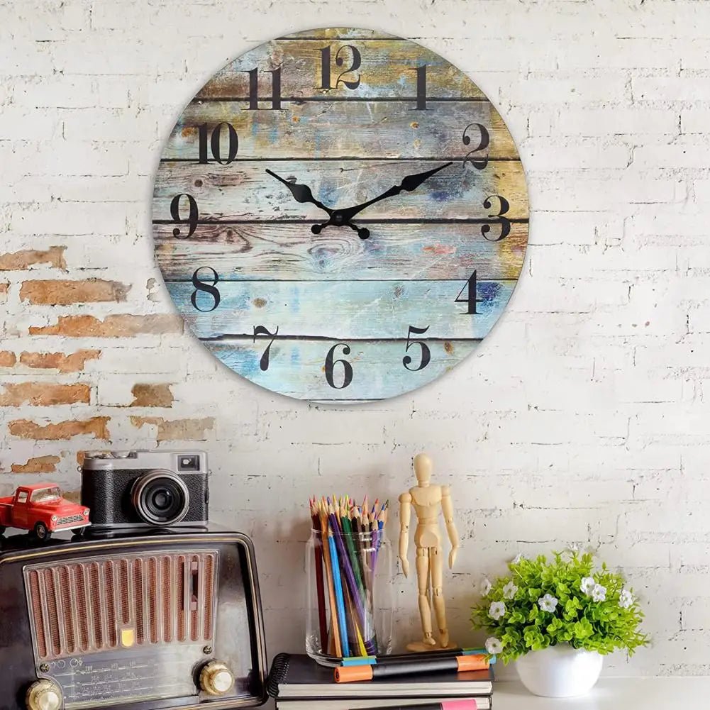 Horloge Murale Vintage Sans Bruit - Louise Vintage