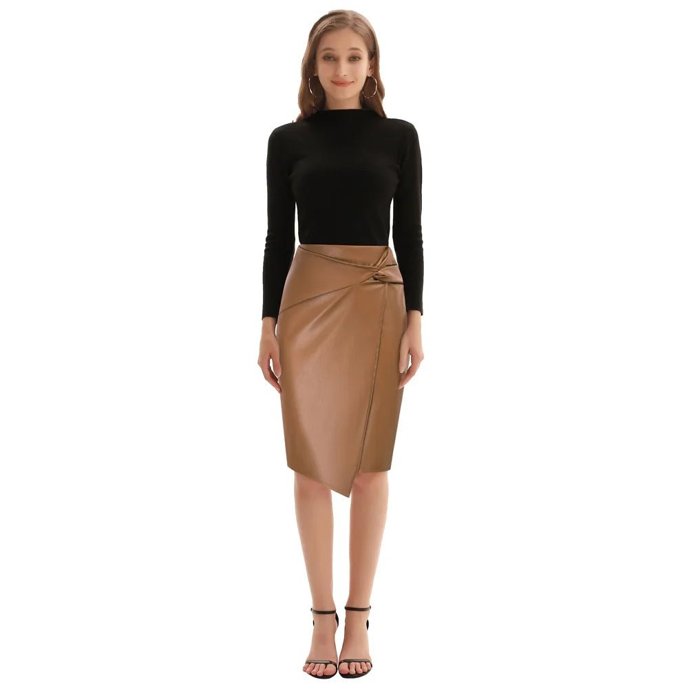 Jupe Longue Similicuir Vintage - Louise Vintage