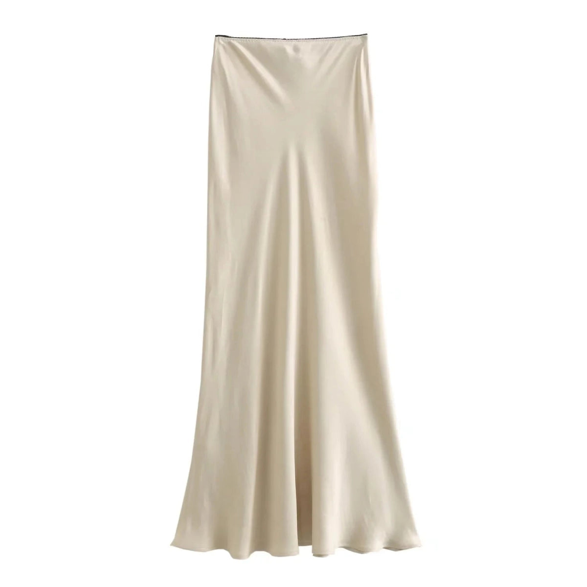 Jupe Midi Vintage Femme Beige - Louise Vintage